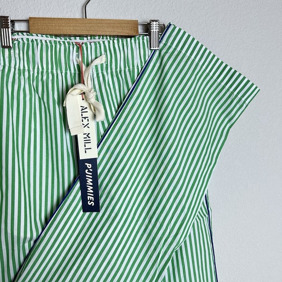 Alex Mill Other - NEW P'Jimmies By Alex Mill Sleep Pant in Dream Striped Sz XS Green White Cotton